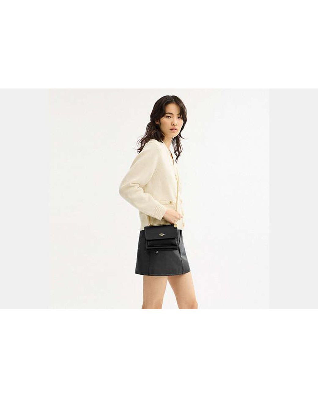 COACH Black Mini Klare Crossbody Bag