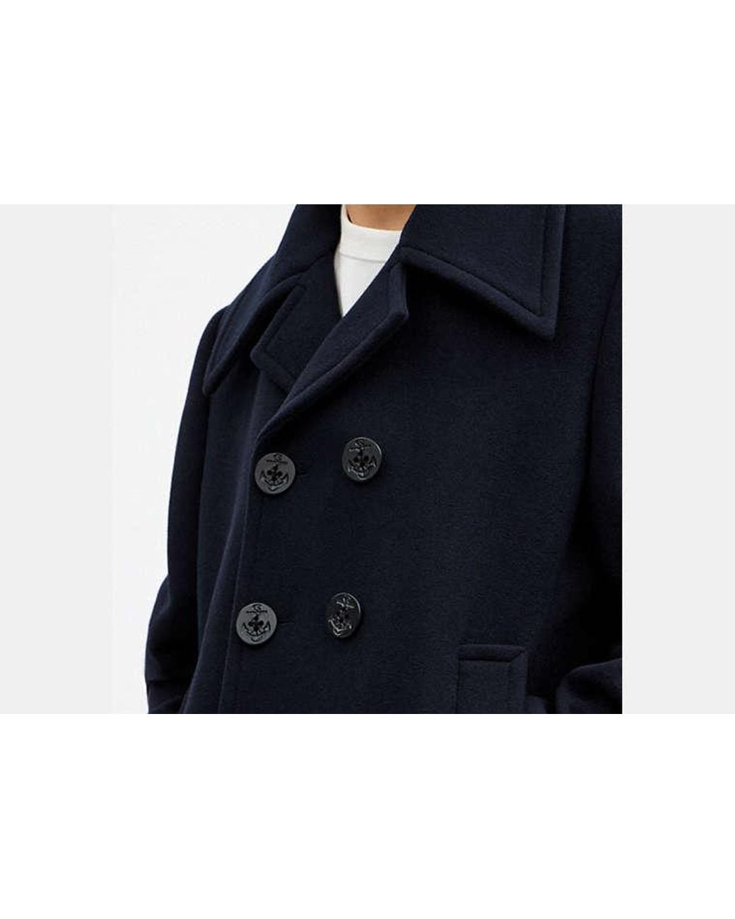 COACH Blue Peacoat for men