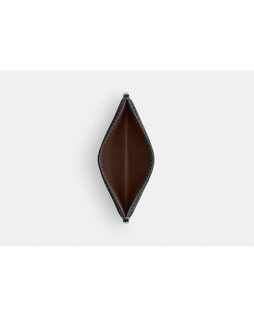 COACH Brown Essential Card Case