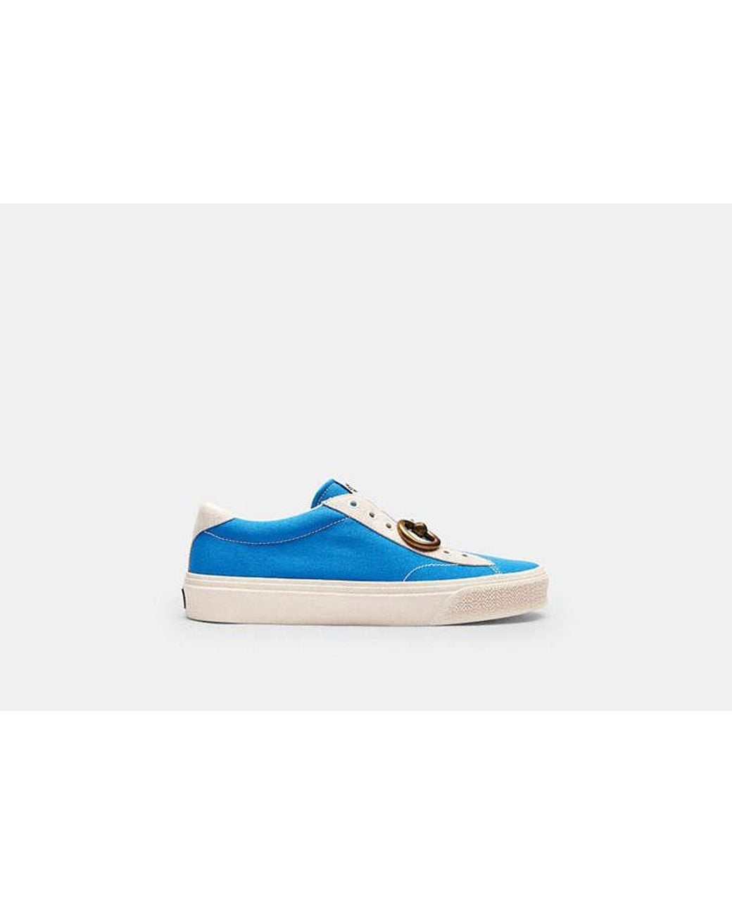 COACH Blue Skate Sneaker With Hardware for men