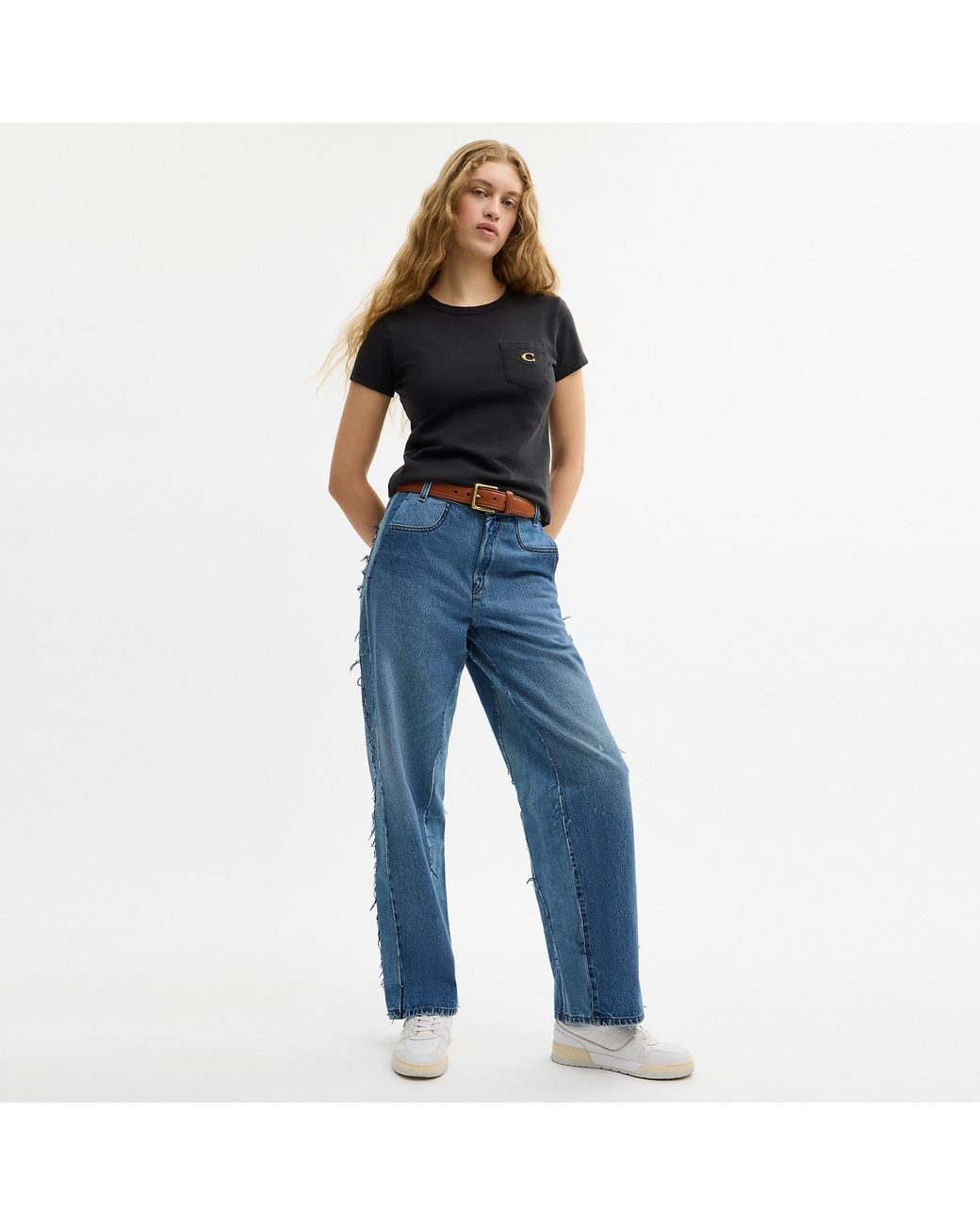 COACH Blue Repurposed Jeans