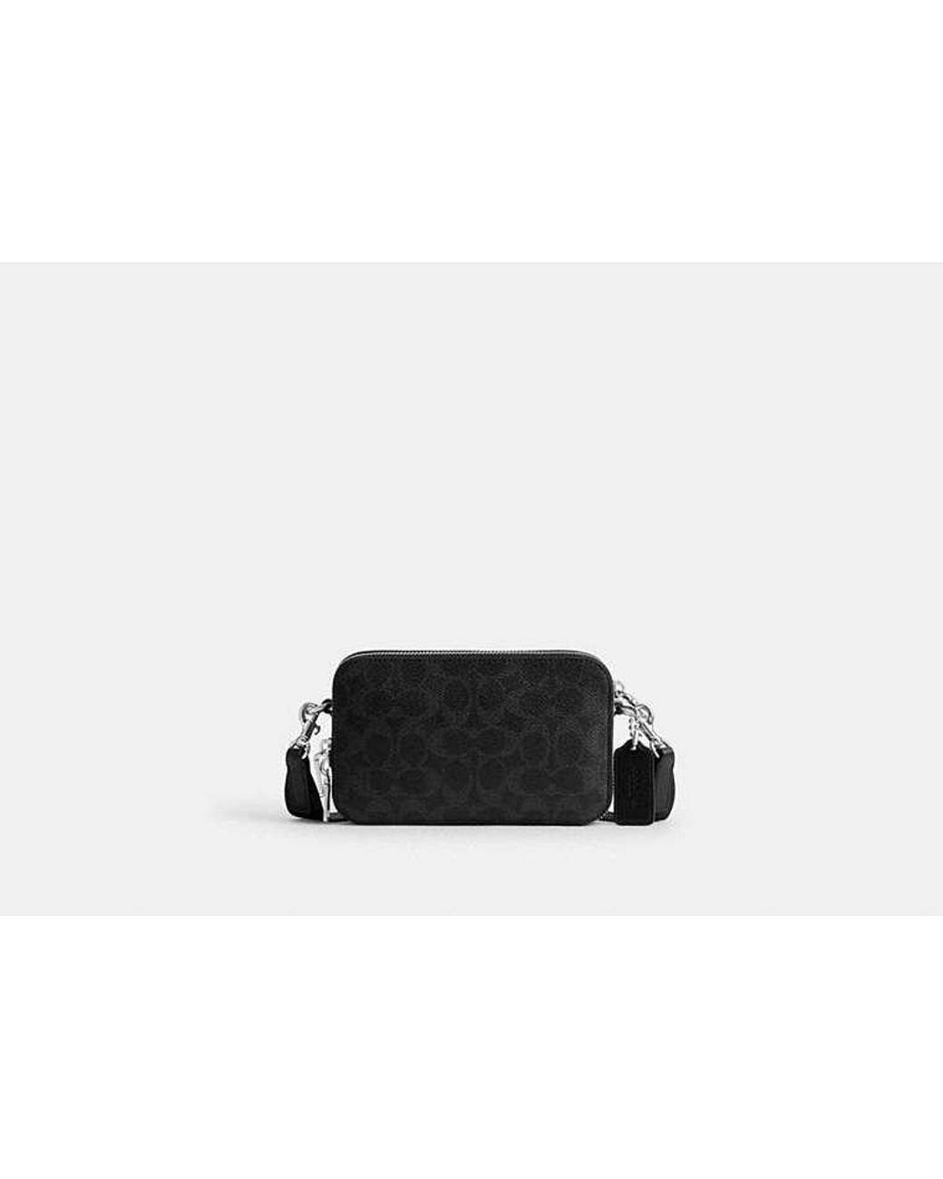 COACH Black Clinton Crossbody Bag for men