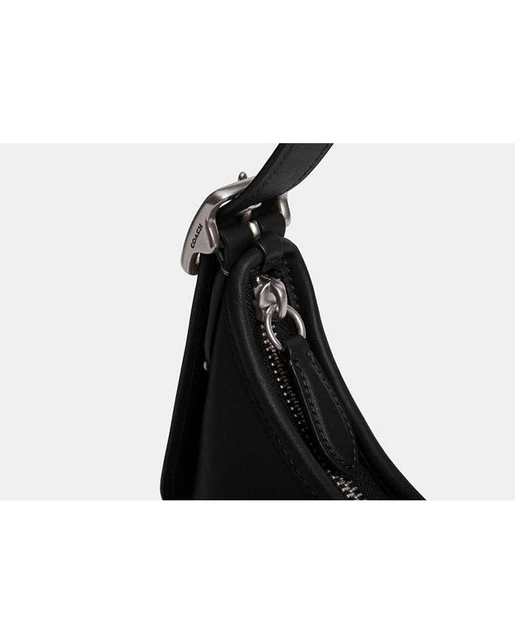 COACH Black Hamptons Hobo Bag