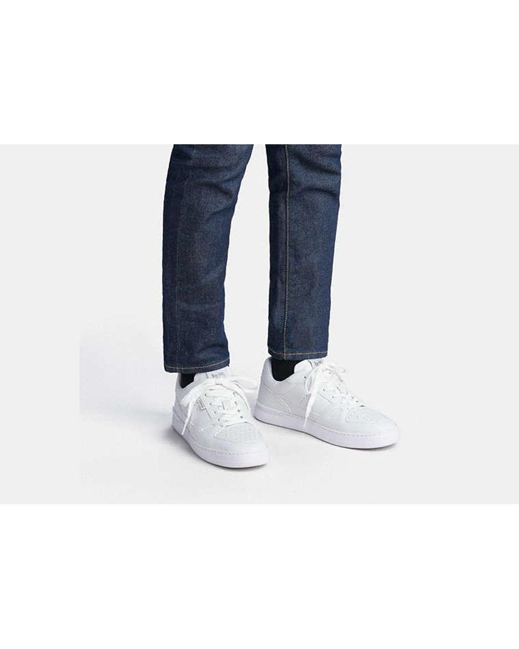 COACH White Clip Court Sneaker for men