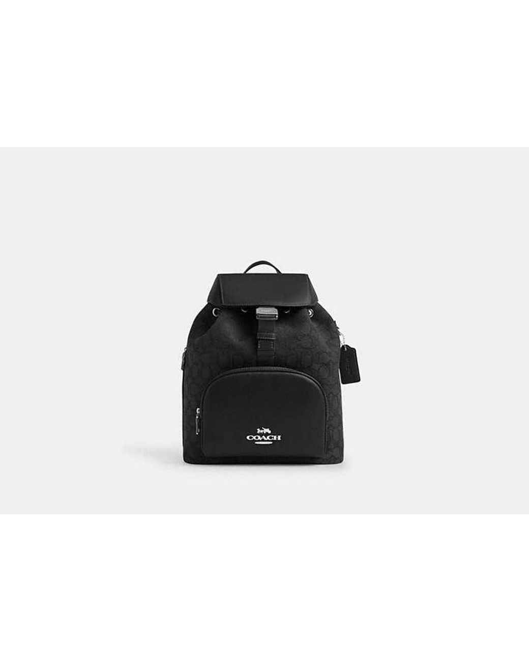 Black backpack coach hot sale