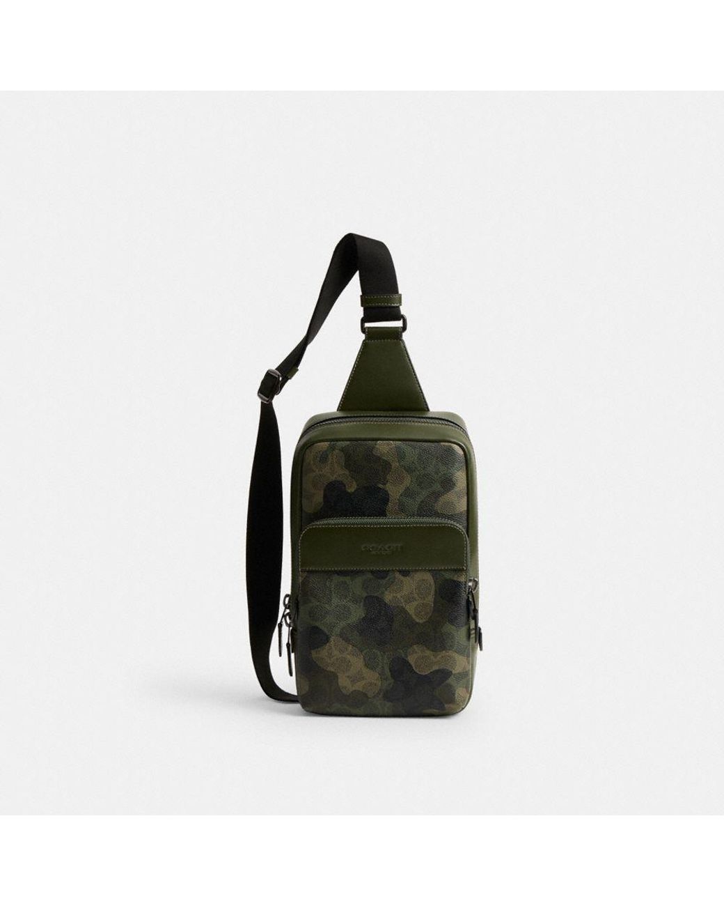 COACH Gotham Pack In Signature Camo Print in Black for Men