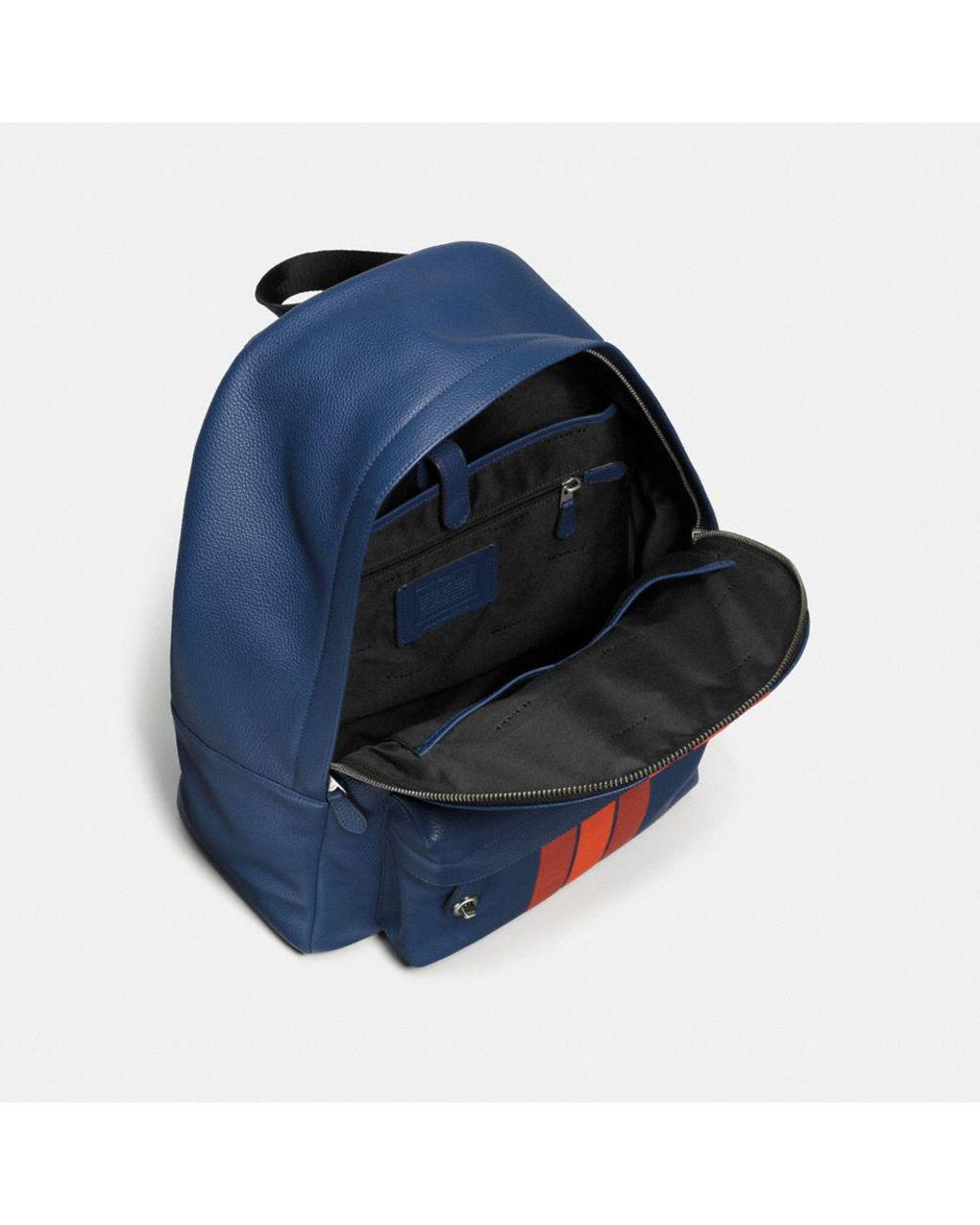coach Campus Backpack ネイビー COACH Campus Backpack With Varsity Stripe in Blue for Men | Lyst