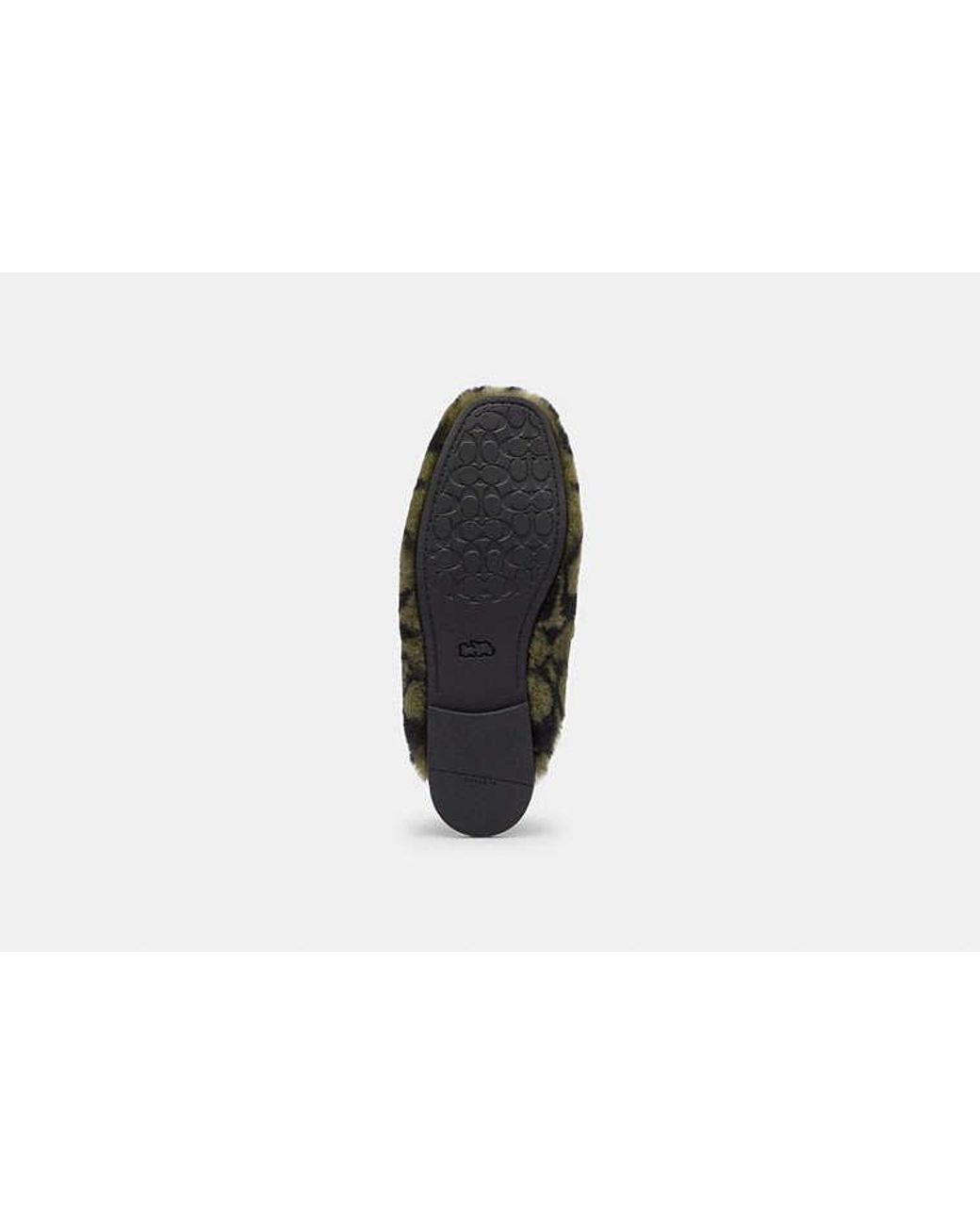 COACH Black Slipper