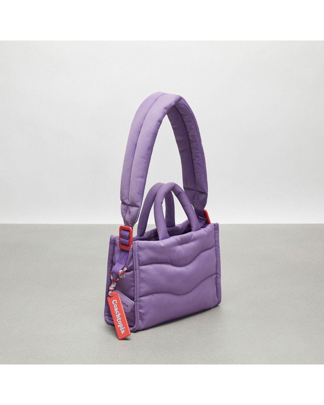 COACH Topia Loop Mini Tote in Purple | Lyst