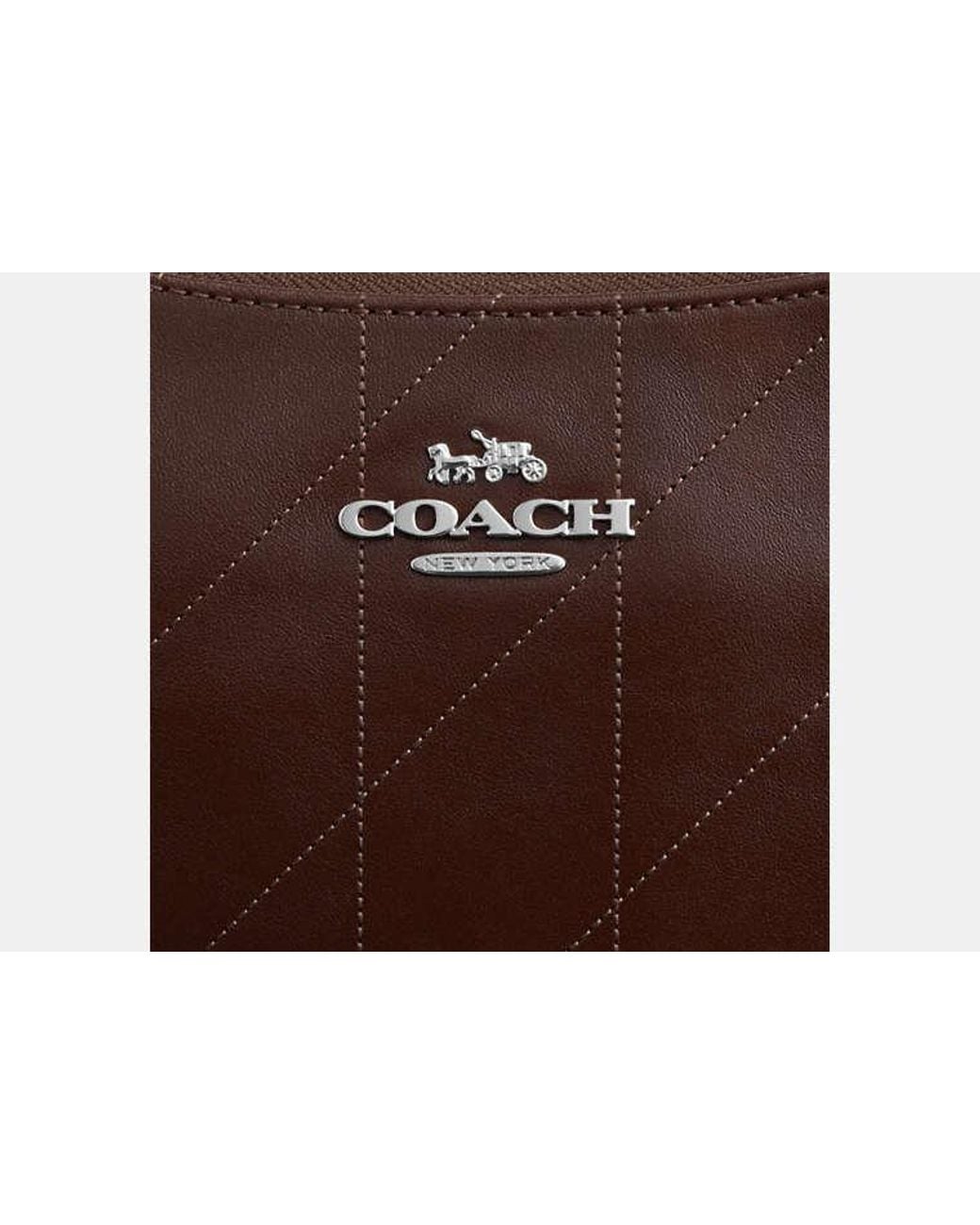 COACH Black Teri Shoulder Bag With Quilting