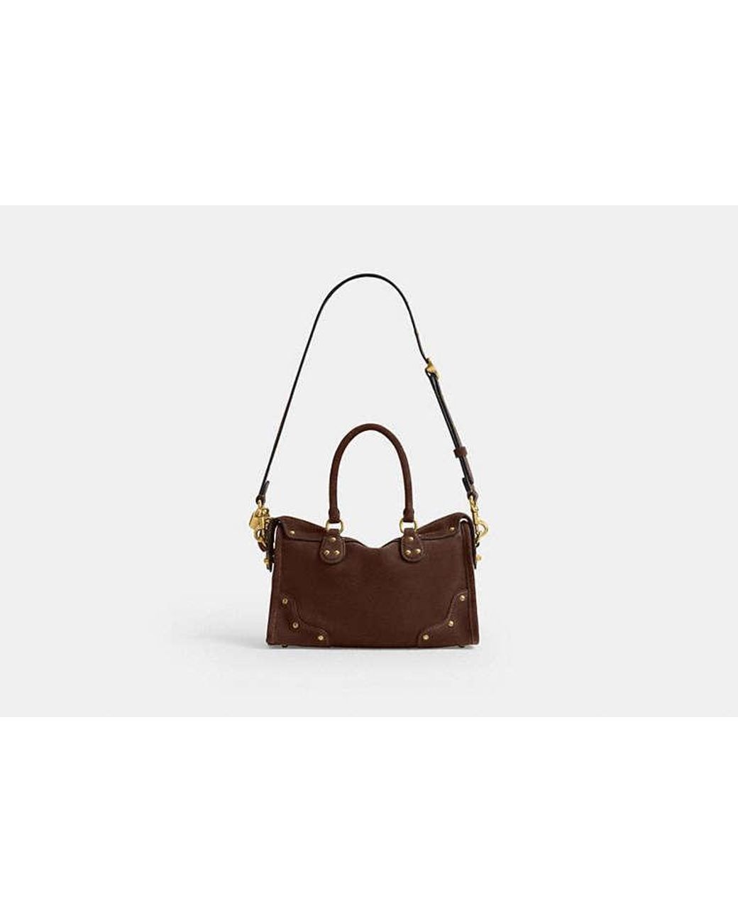 COACH Black Rhyder Satchel Bag 24