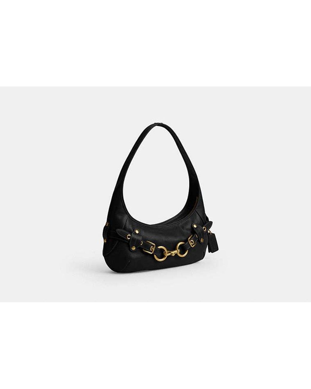 COACH Black Belted Ergo Shoulder Bag