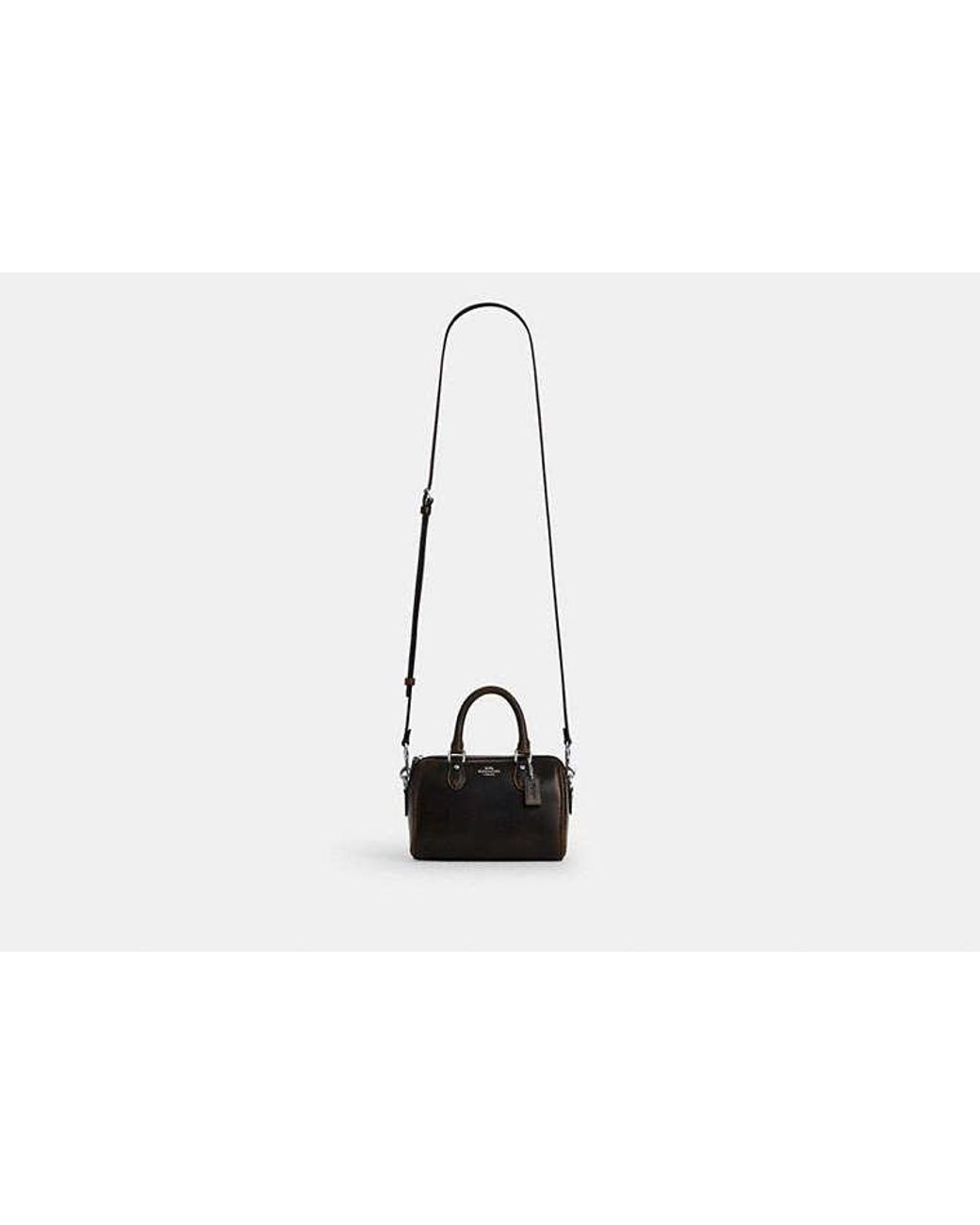 COACH Black Mini Rowan Crossbody Bag