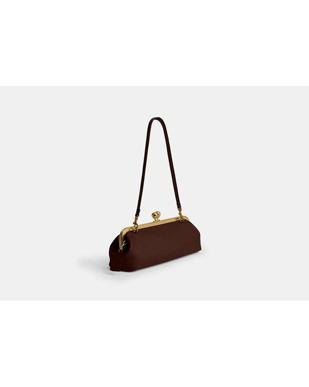 COACH Black Kisslock Frame Bag 30