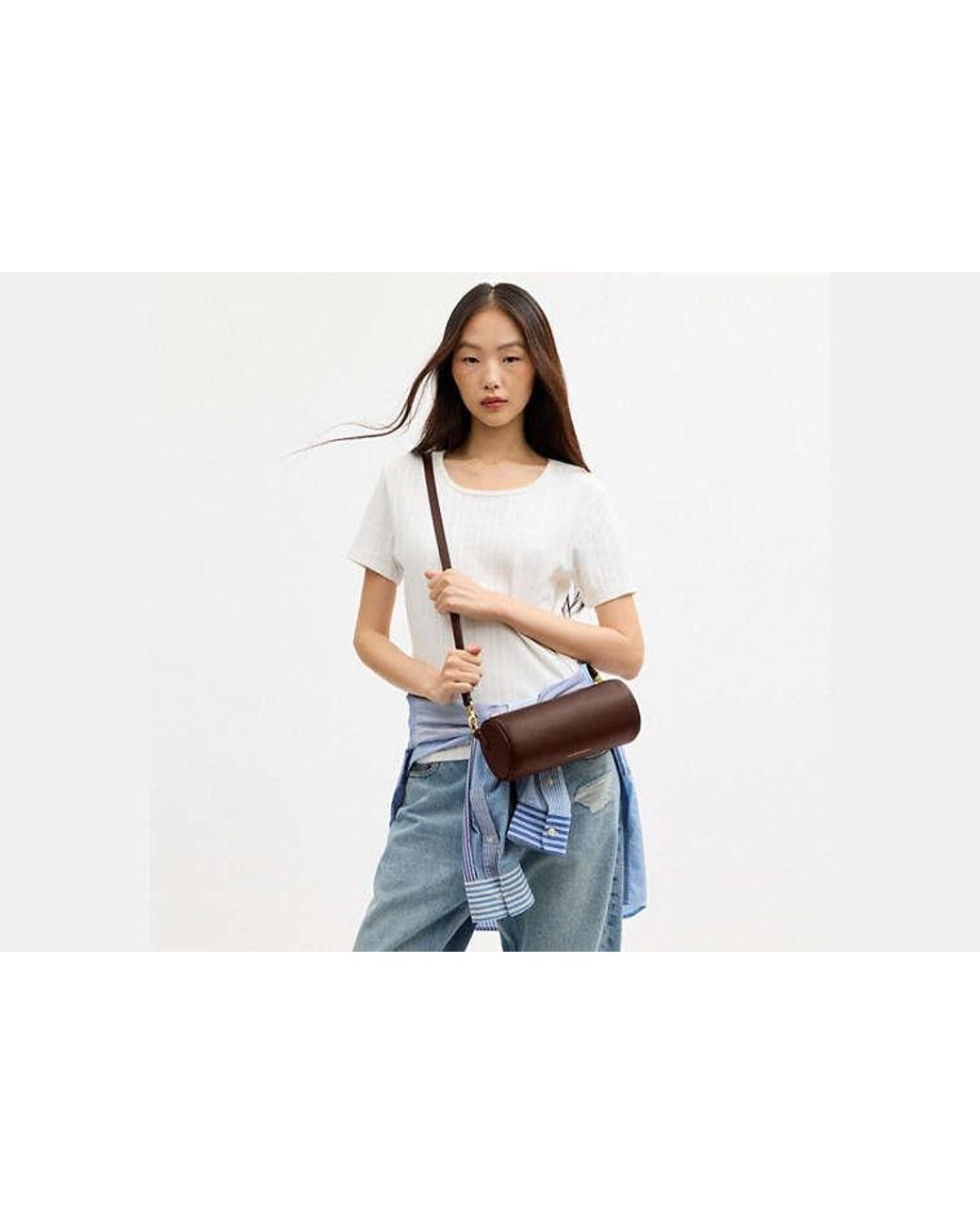 COACH Black Barrel Bag