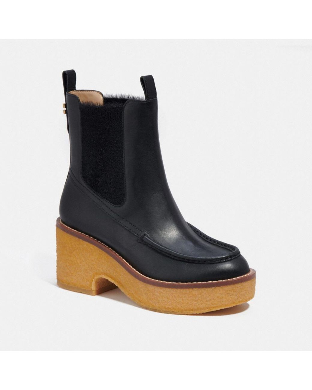 Coach delaney signature buckle heel cheap bootie