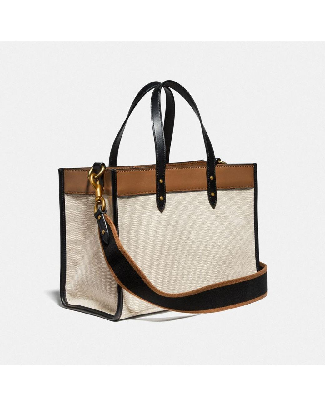 COACH Field Tote 30 With Badge | Lyst