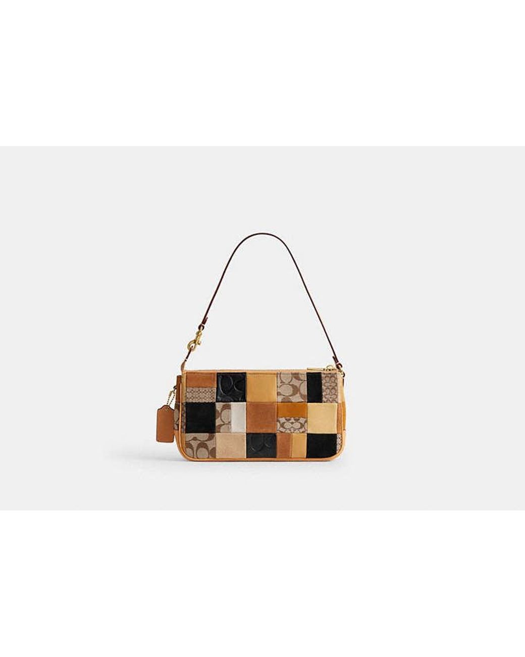 COACH Multicolor Plaza Bag 25 With Patchwork