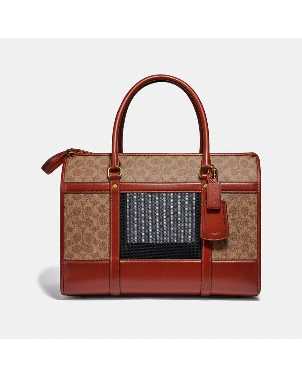 COACH Pet Carrier In Signature Canvas Lyst