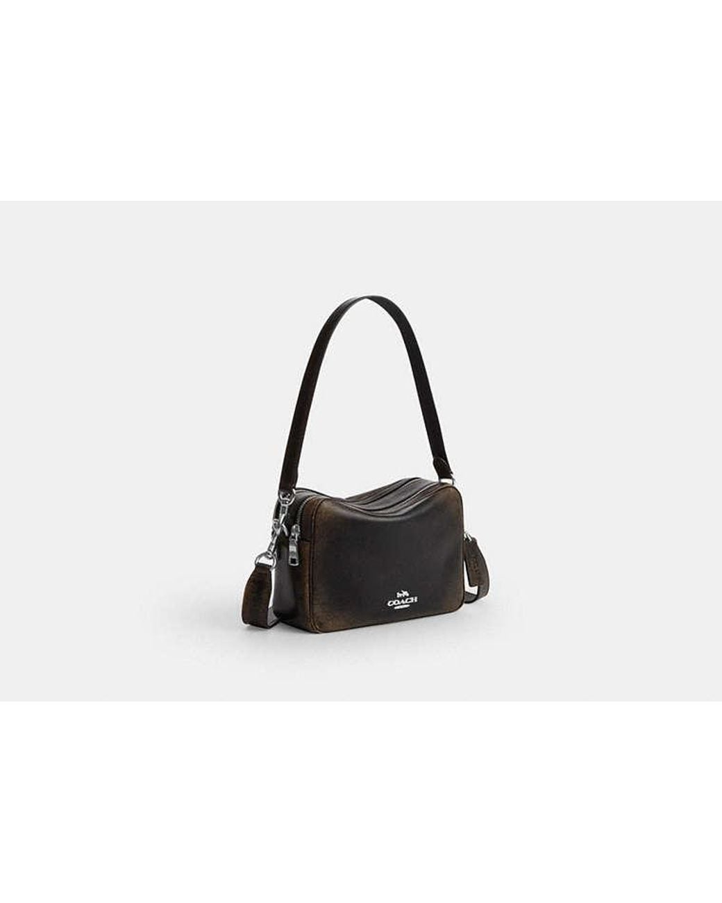 COACH Black Carey Crossbody Bag