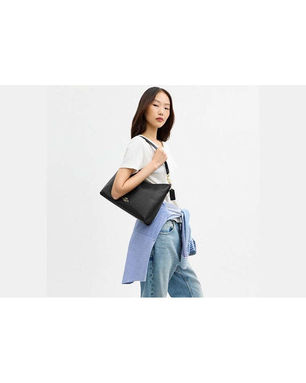 COACH Black Laurel Shoulder Bag