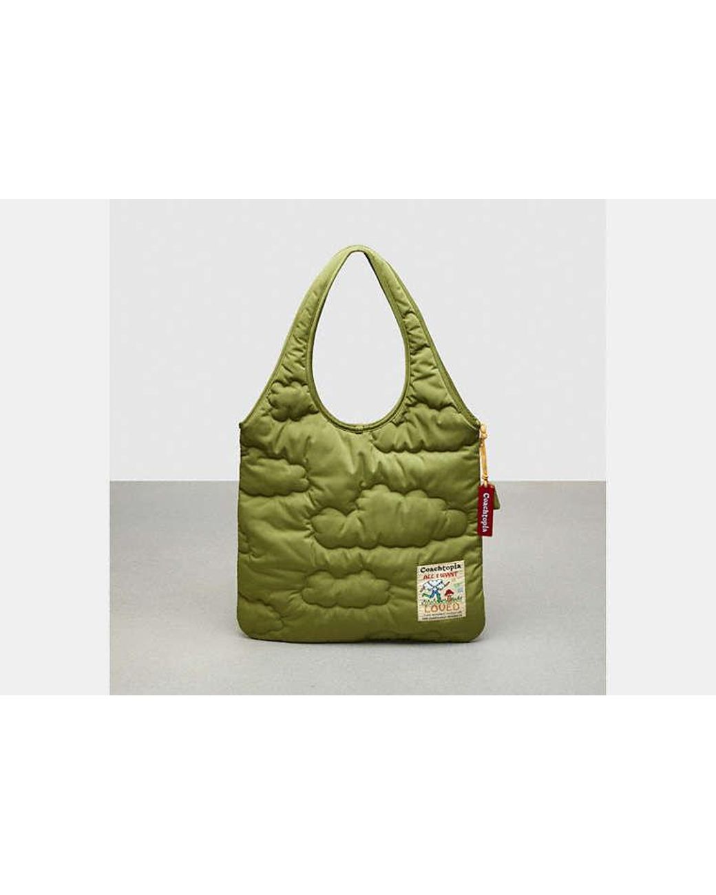 Olive green store coach purse
