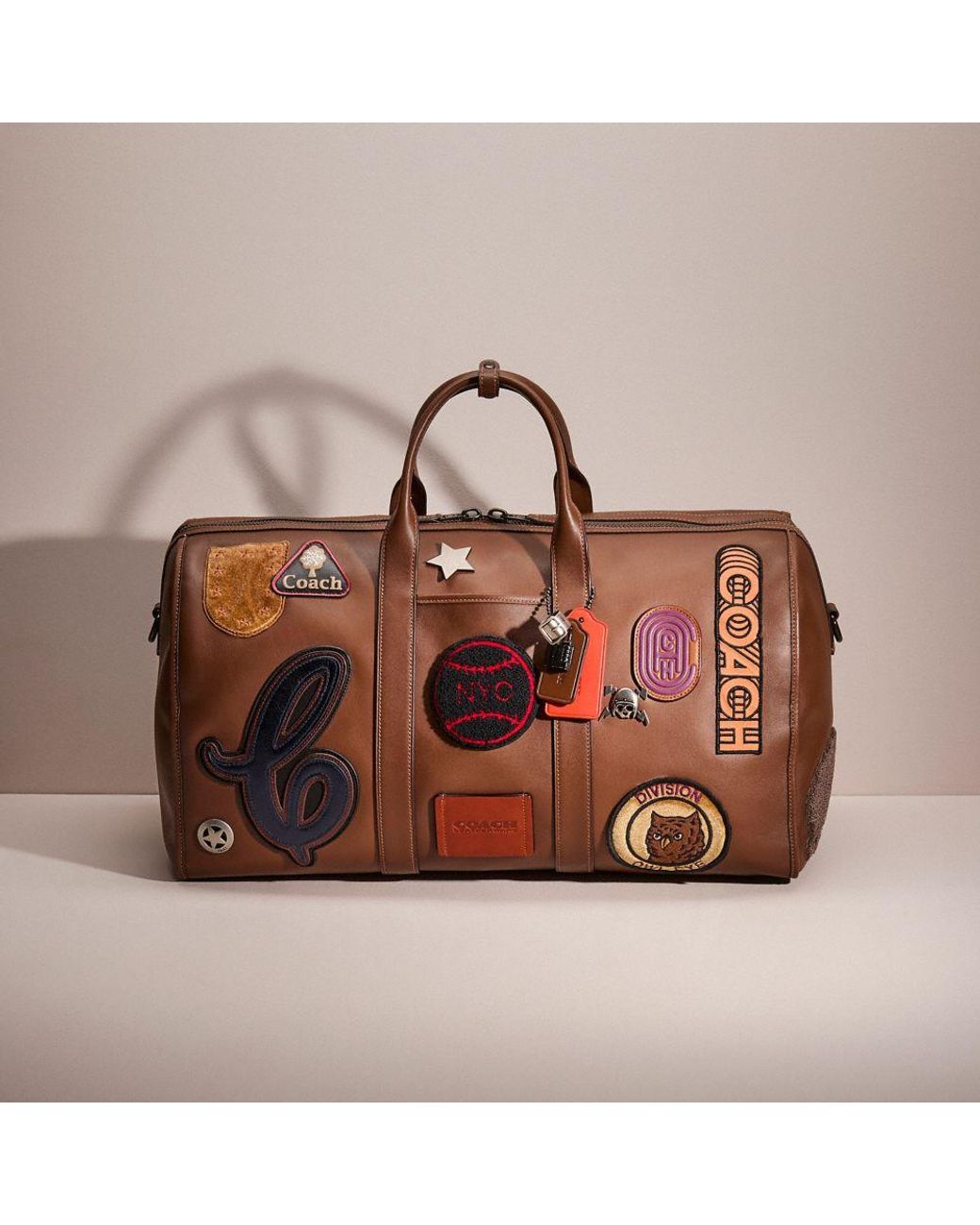 COACH Upcrafted Gotham Duffle Bag in Brown for Men | Lyst