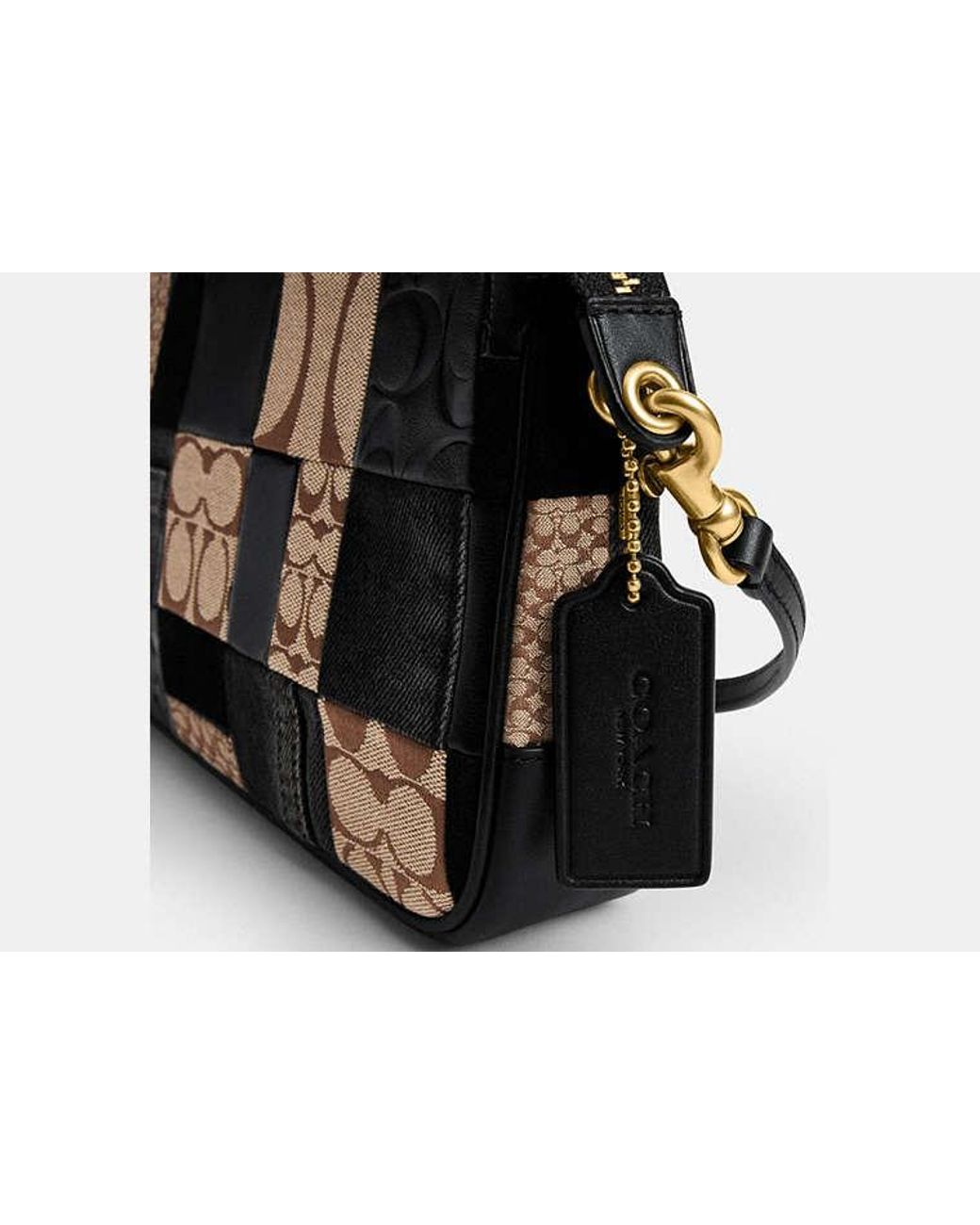 Sac Plaza 25 Avec Patchwork En Pour Femmes COACH en coloris Black