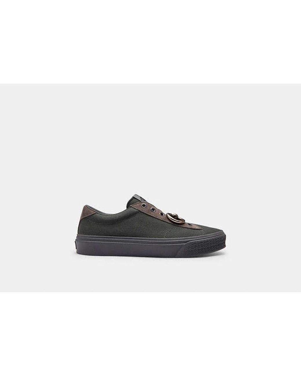 COACH Black Skate Sneaker With Hardware