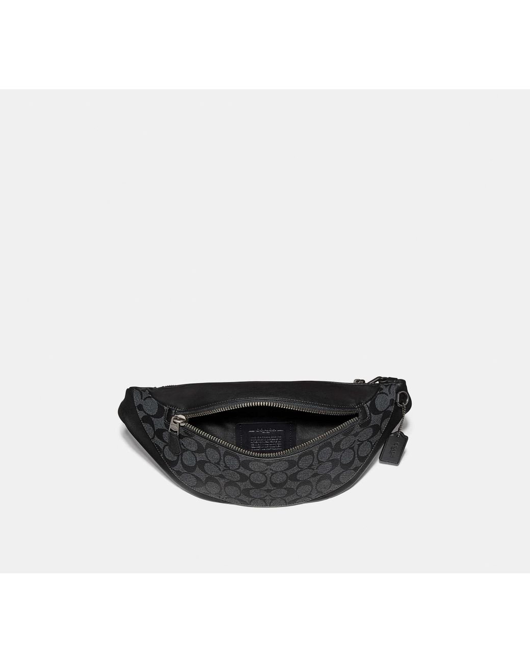 Coach warren belt bag in signature canvas sale