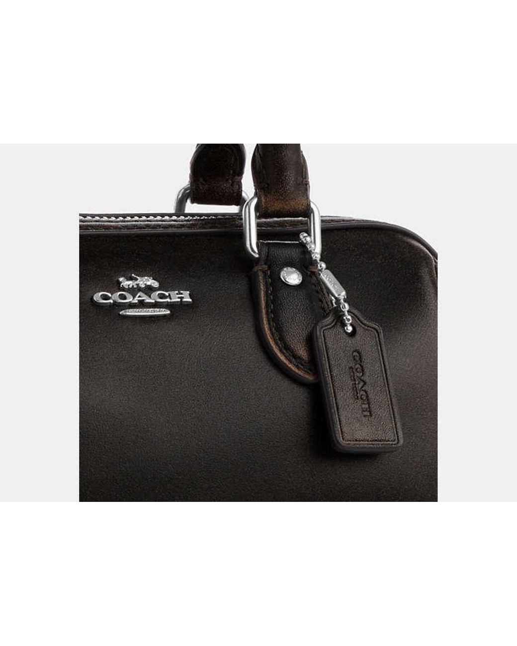 COACH Black Mini Rowan Crossbody Bag
