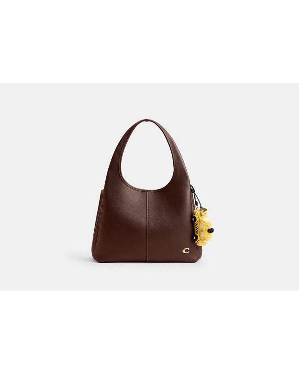 COACH Black Taxi Bag Charm