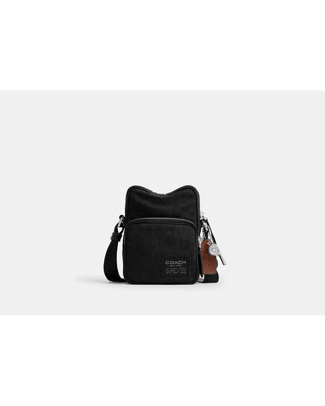 COACH Black Locke Crossbody Bag for men