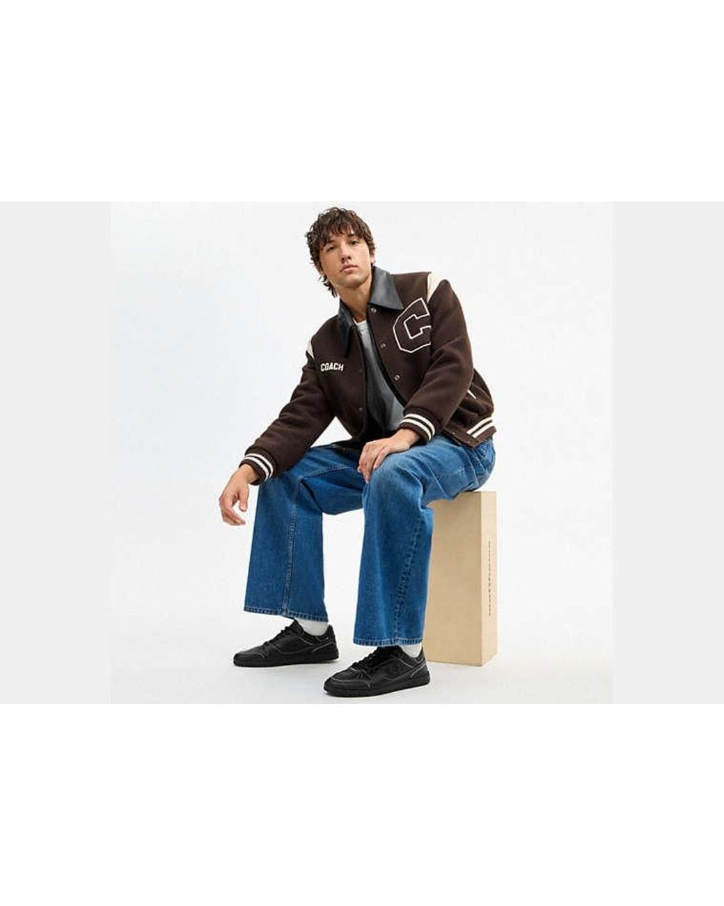 COACH Black Soft Soho Sneaker for men