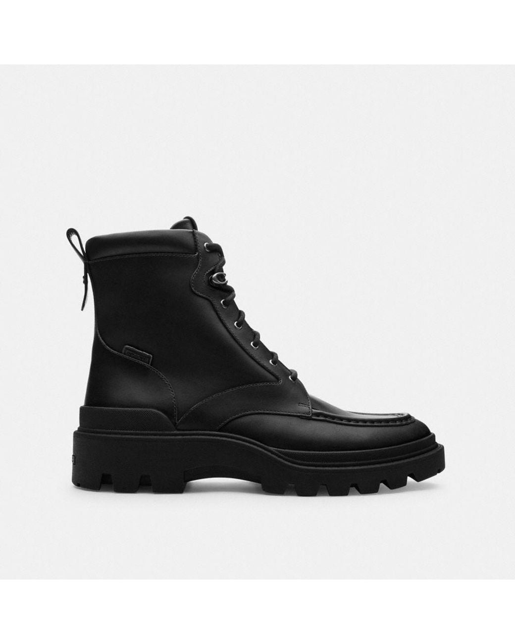 【専用】Coach Connor Boot 9.5 本革 厚底BLACK COACH Connor Boot in Black for Men | Lyst
