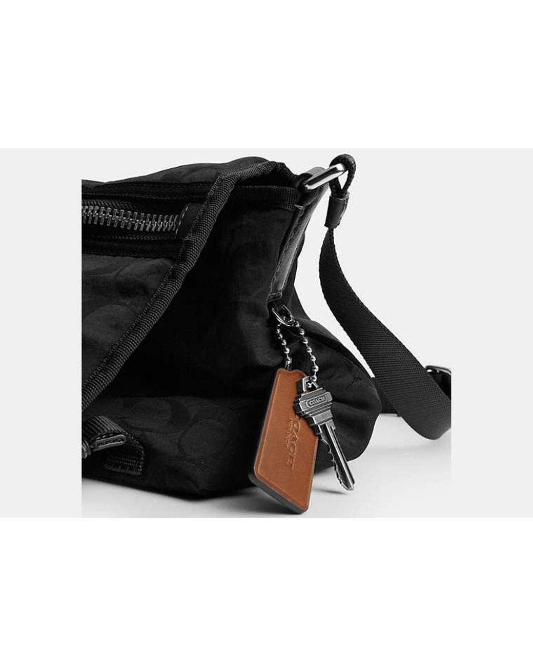 COACH Black Lane Messenger for men