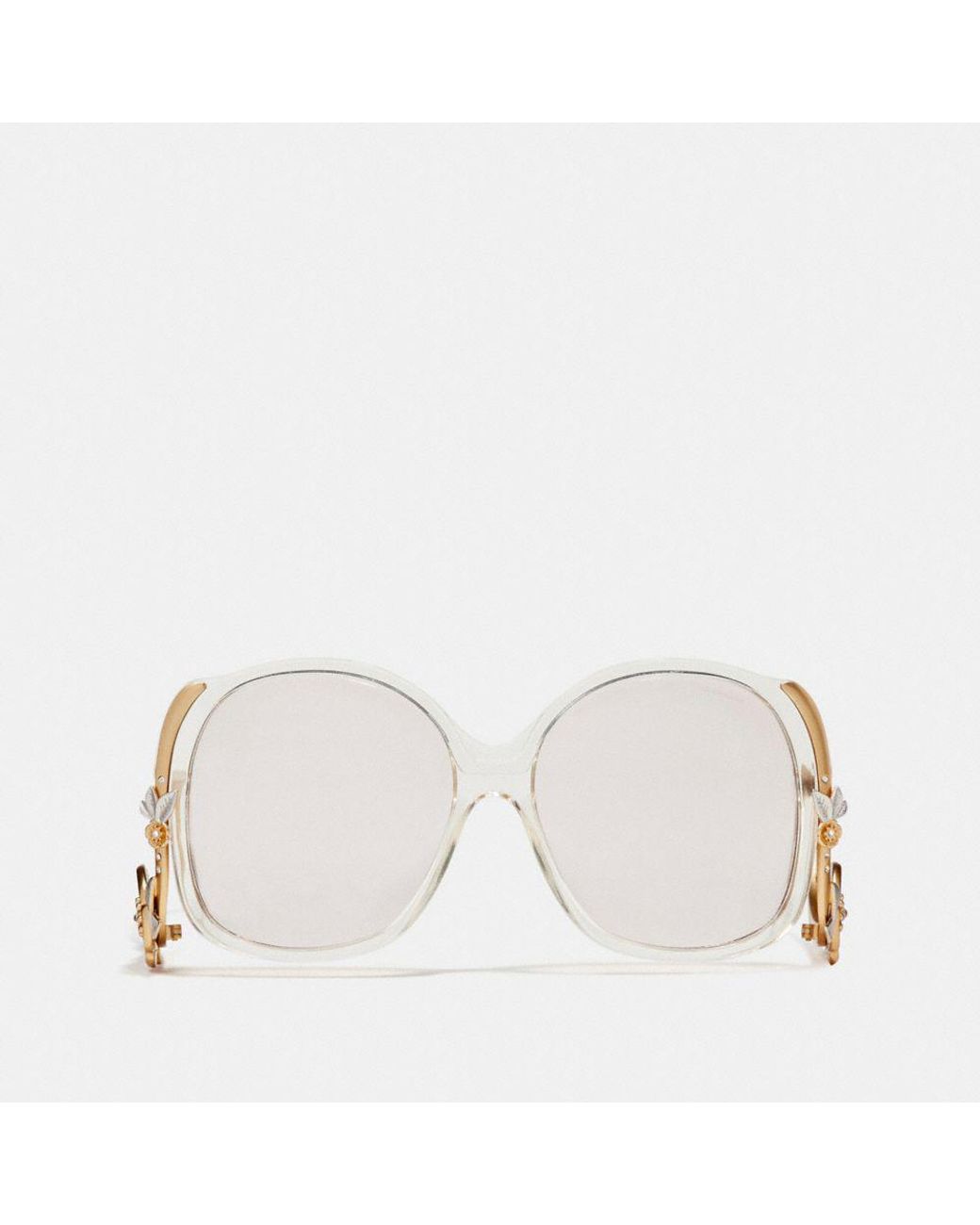 tea rose sunglasses coach