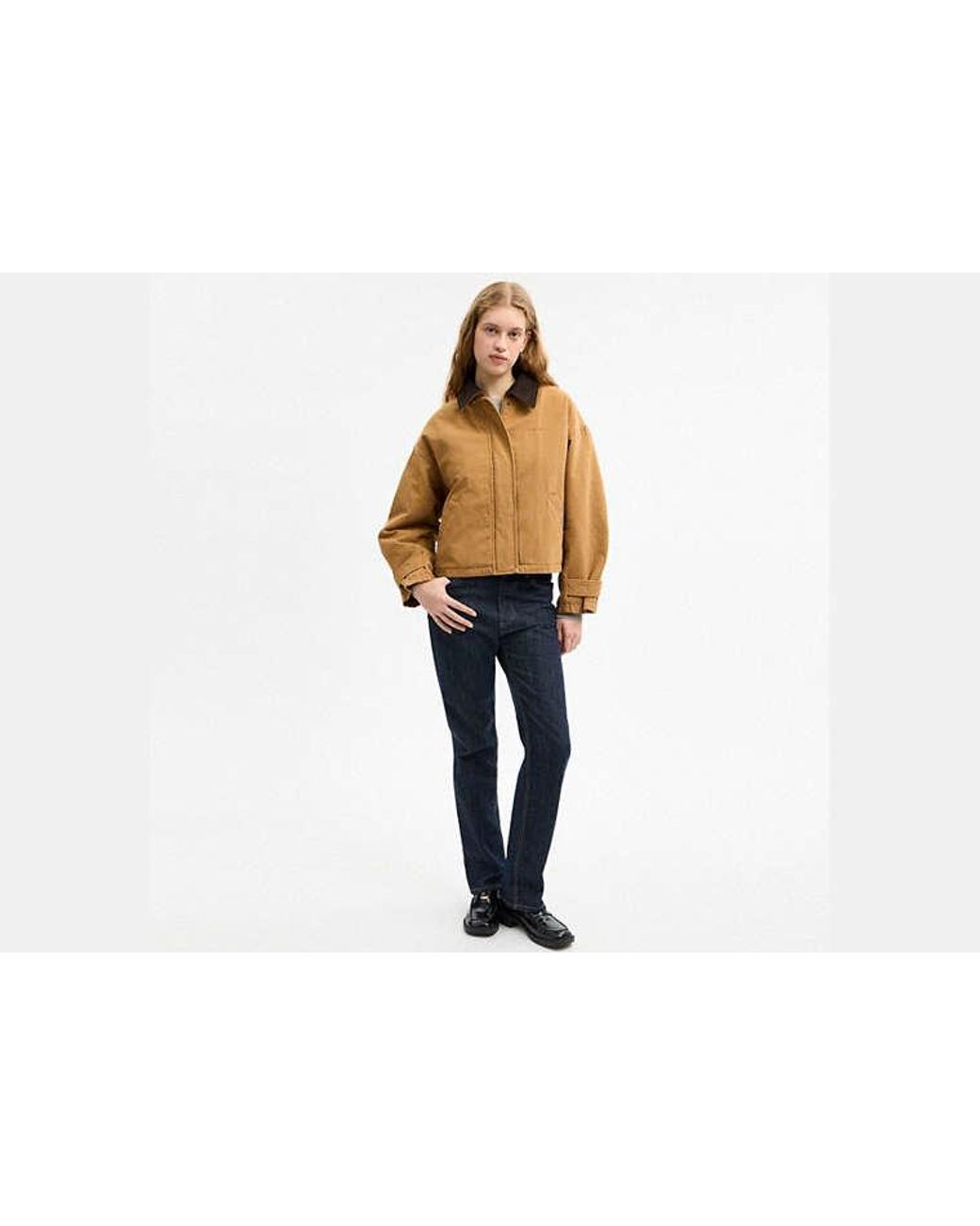 Veste Barn En Pour Femmes, Taille COACH en coloris Black