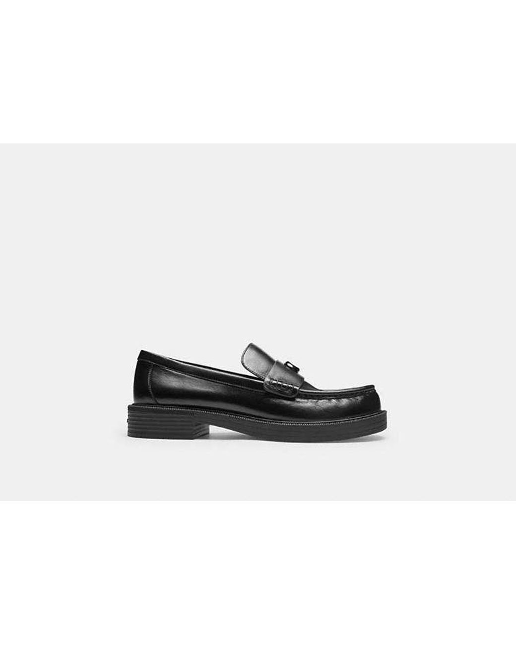COACH Black Astor Loafer