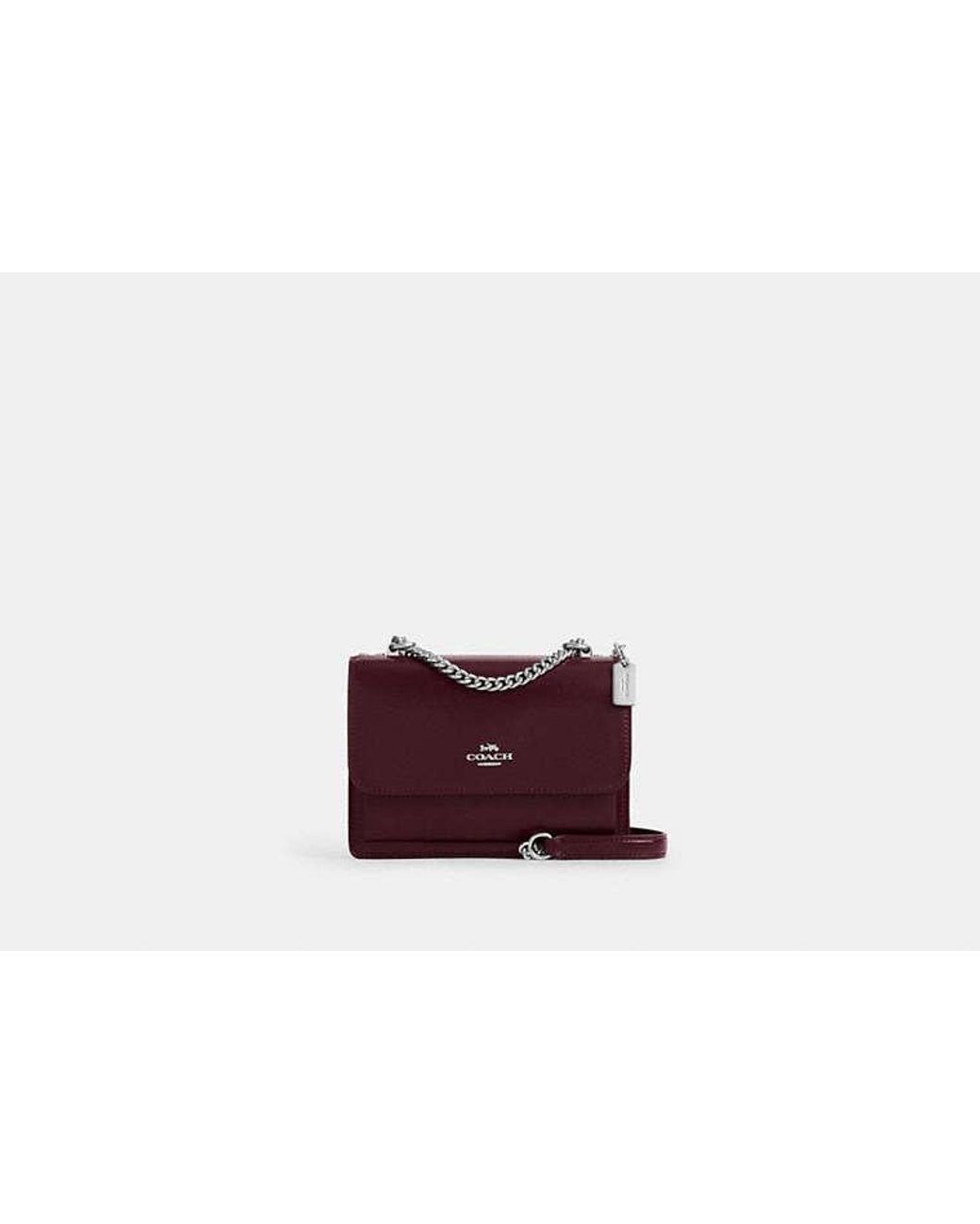 COACH Red Mini Klare Crossbody Bag