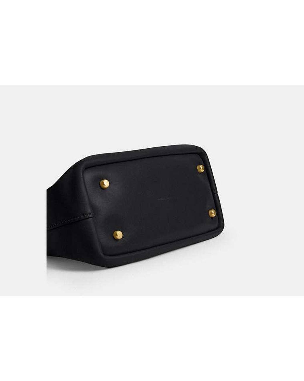 COACH Black Slouchy Rogue Top Handle Bag