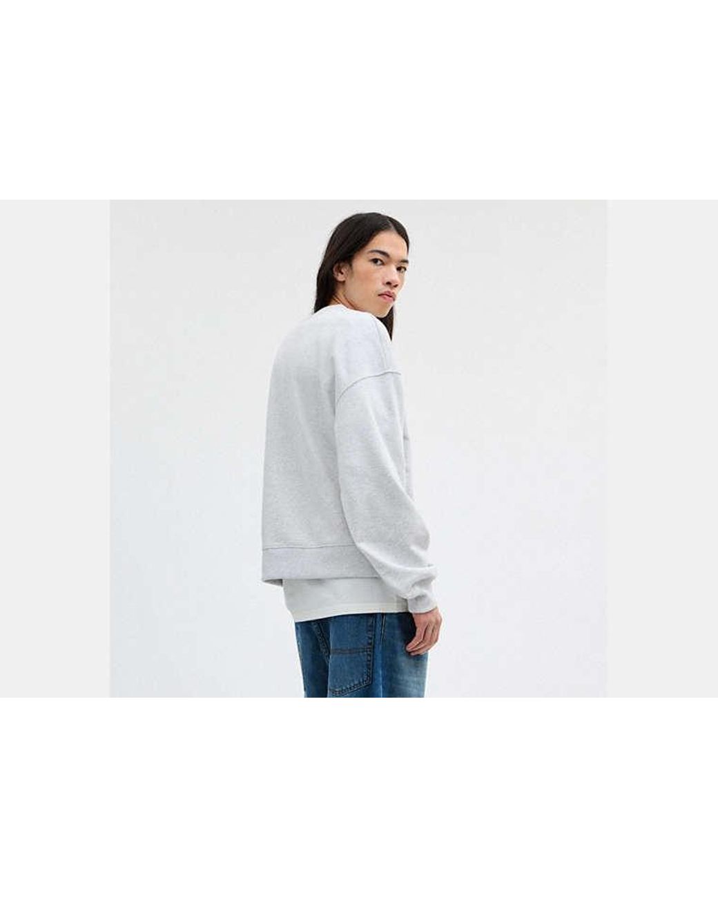 COACH White Crewneck Top for men