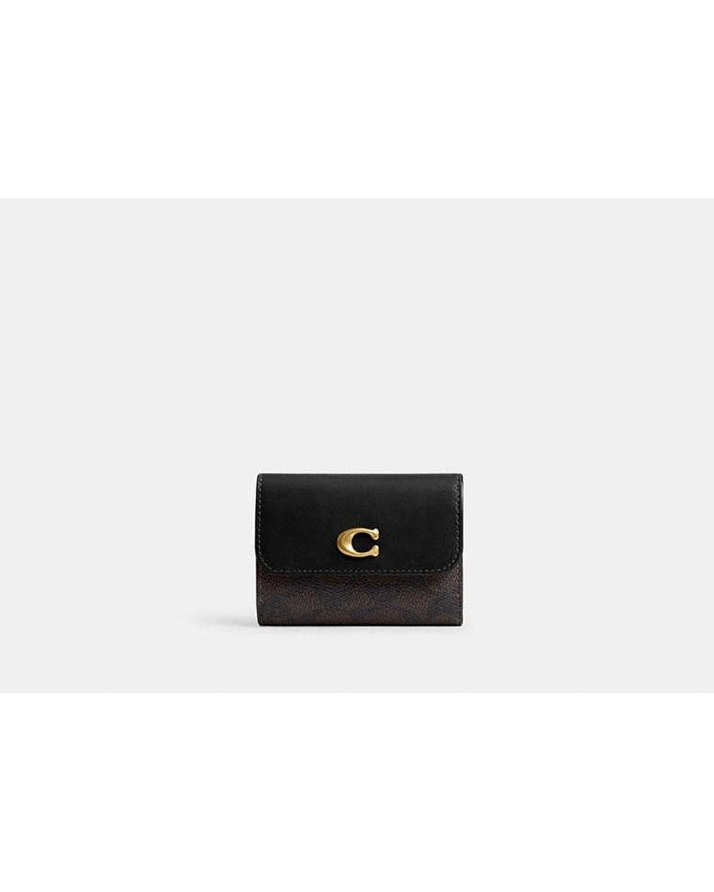 COACH Black Essential Card Holder Wallet
