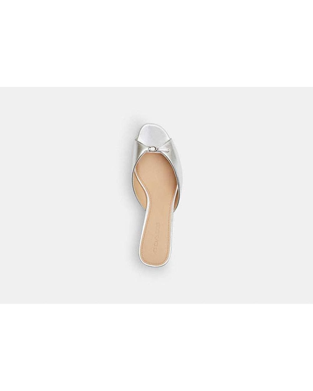 COACH Black Kitten-Heel-Sandale Für Frauen