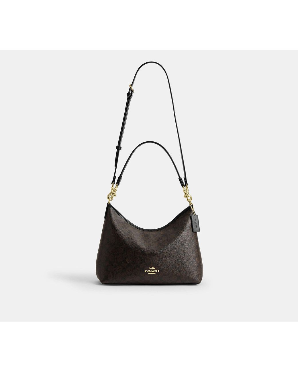Borsa A Spalla Laurel di COACH in Black