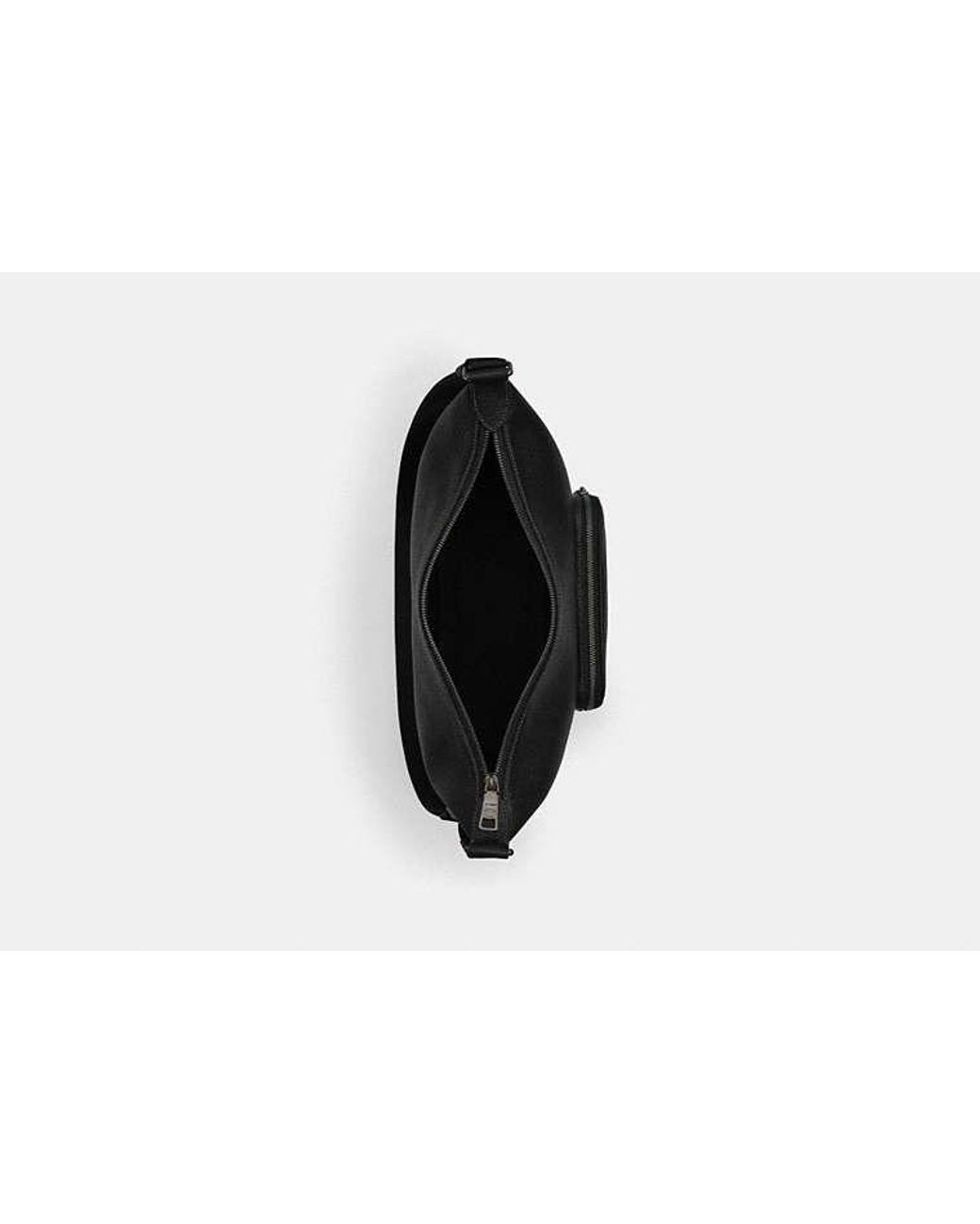 COACH Black Finn Crossbody Bag With Pockets for men