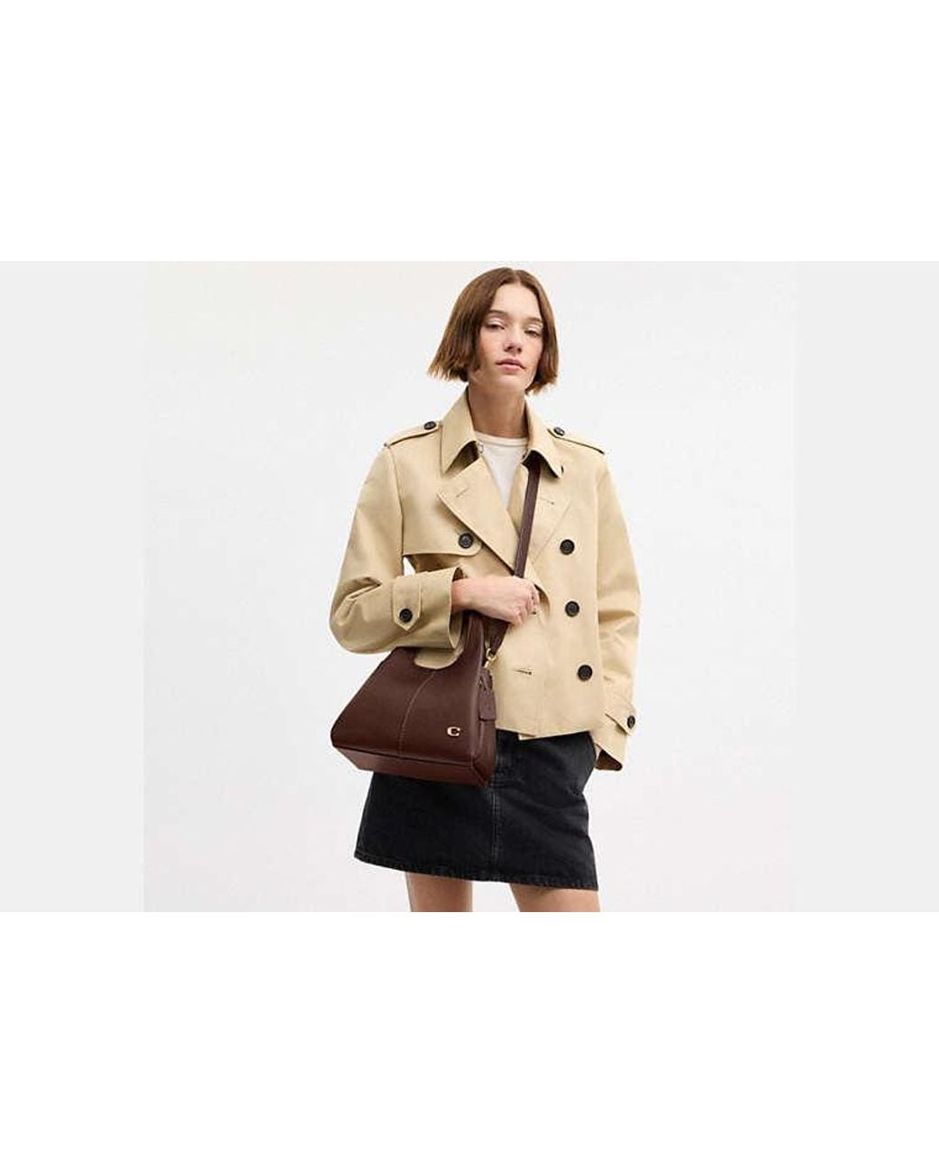 COACH Black Lana Shoulder Bag 23
