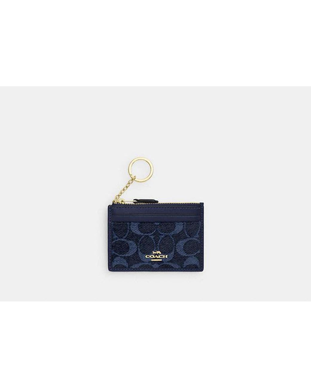 COACH Black Mini Skinny Id Case