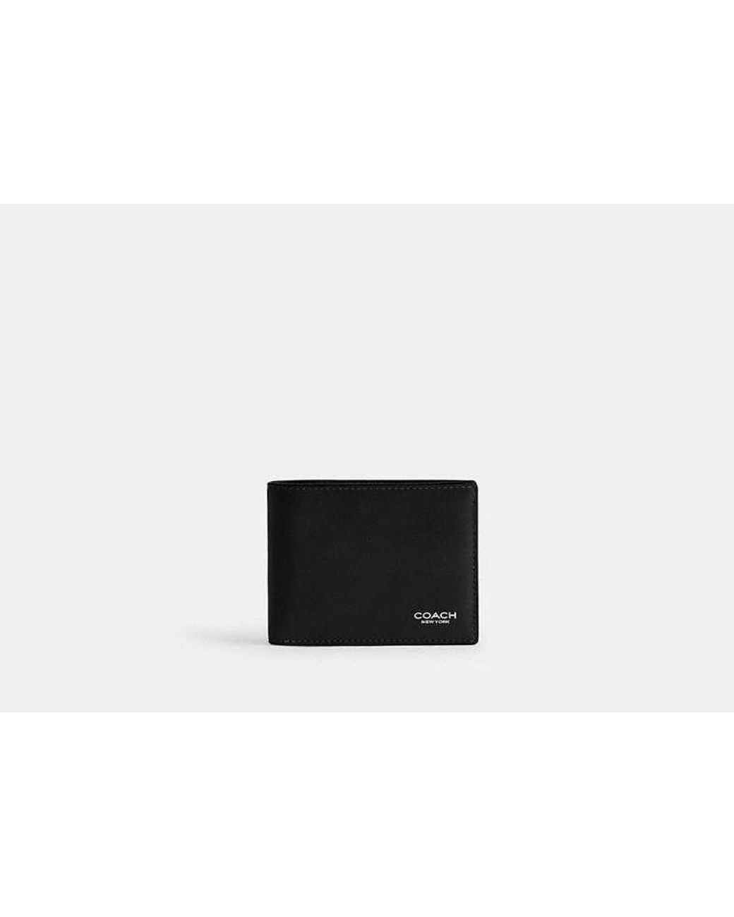 COACH Black Coin Wallet for men