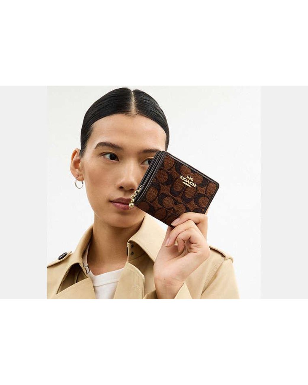 COACH Black Snap Wallet